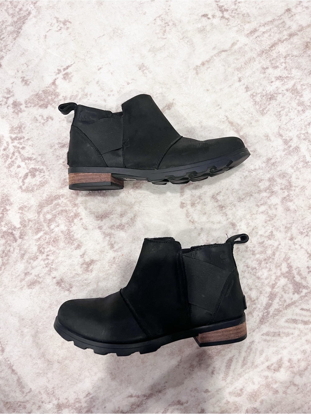 Sorel Emelie Chelsea Leather Ankle Boots